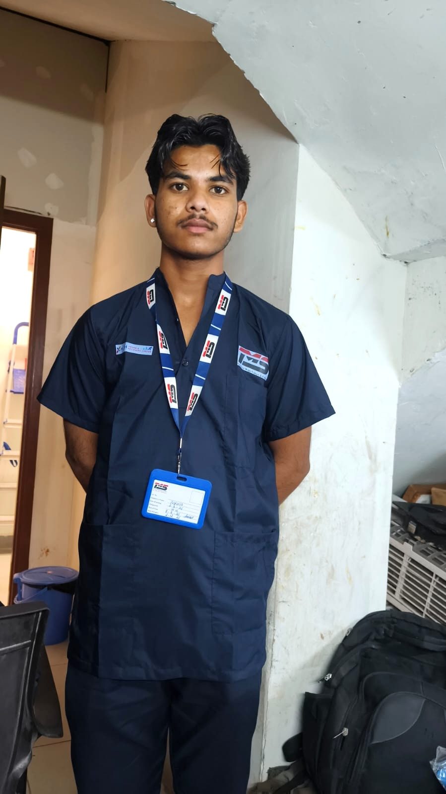 TMS security guard in uniform